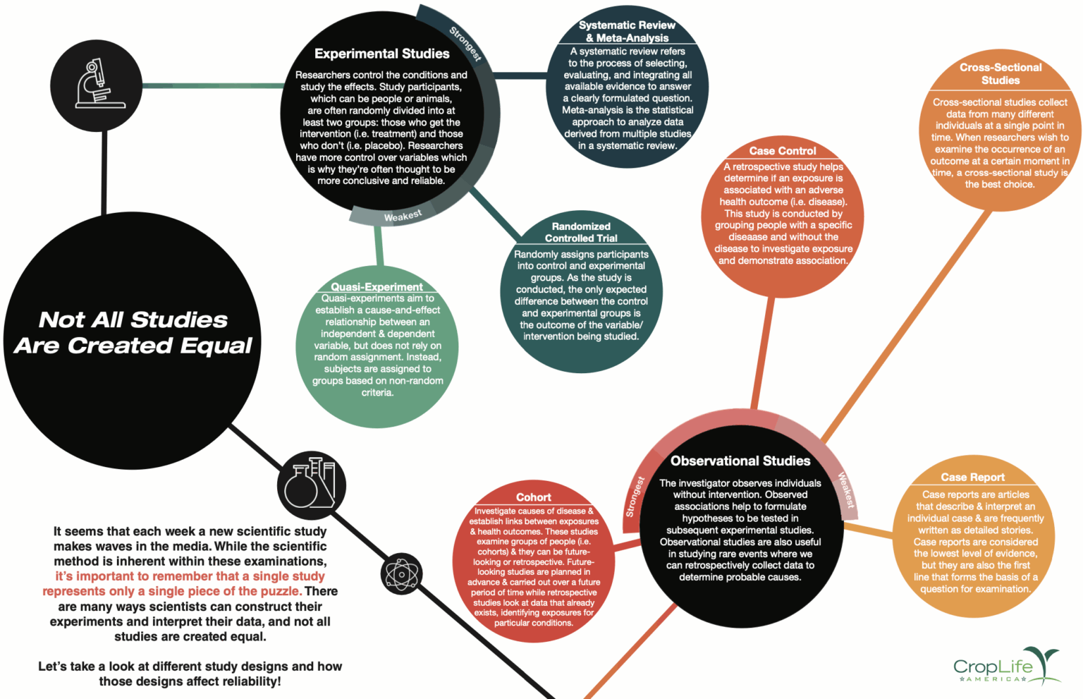 Define Study Explained Studies Process Infographic - CLA